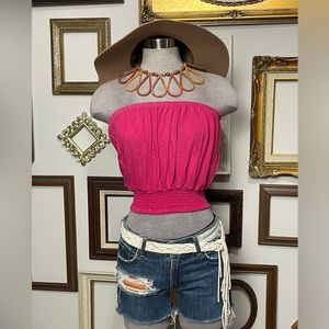 She got the tube top she got the French heels